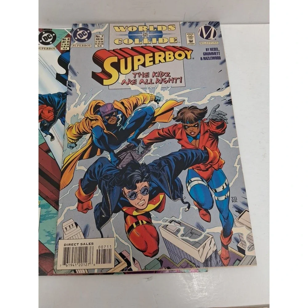 Lot Of 7 Superboy DC Comics